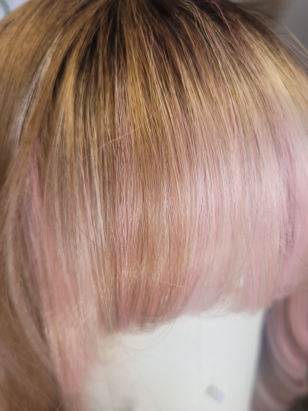 Pastel Pink & Blonde - Soft Pink Blonde Blend